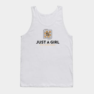 Just A Girl Who Loves Chess Tank Top